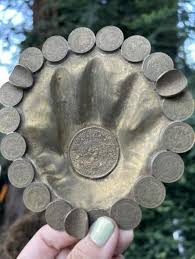 money vintage paper weight. 1966 marked coins | Mercari