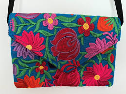 Women's Floral Crossbody Embroidered Envelope Bag Handmade ...