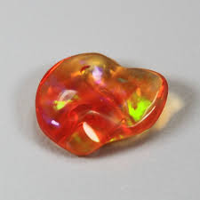Natural Fire Opal | 2.31 Cts Tumbles Shape | Fire Opal ...