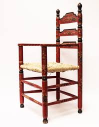 A "Hindeloopen" Frisian childrens chair. - Chairs - Items by ...