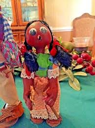 Lot of 2 Vtg 70's Mexican Folk Art Paper Mache Dolls Mariachi Man/Girl Handmade | eBay