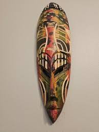 Hand-carved in Ghana Beautiful African Wooden Mask Sculpture Home & Office Decor - Etsy