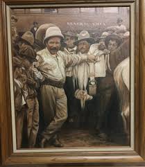 Painting of General Pancho Villa From Sabino Osuna Photograph Mexican Revolt | eBay