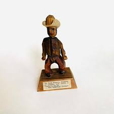 Vintage Folk Art, Bowlegged Cowboy - Etsy