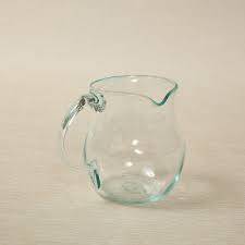 Handblown small glass pitcher | Copper Beech