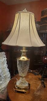 Brass and Glass With 12-sided Lampshade - Etsy