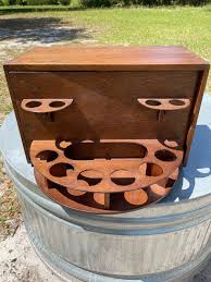 Mid Century Bar Cabinet, Home Bar, Hide a Bar Cabinet, Speakeasy Bar Decor, Hidden Compartment Cabinet, Farmhouse Decor, Rustic, Solid Wood - Etsy