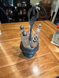 Antique Victorian Adelphi Silver Plate Co Cruet Set, 1890 ...