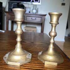 2 Bronze Candle Sticks 5 inches | eBay