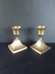 Brass Candlestick Holders - Etsy