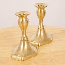 Candle Holders / Candle Sticks || Vintage Solid Brass Candle ...