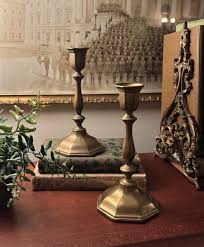 Vintage Midcentury Brass Nijhof Holland Candletick Holders ...