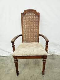 Vintage Broyhill Wood Cane Back Dining Chair Mid Century ...