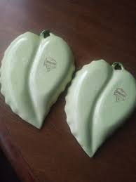 2 Jamieson's Leaf Shaped Divided Dish, Capistrano California Pottery 1940s | eBay