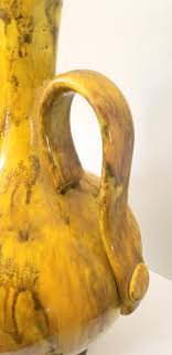 Mid Century Drip Glaze Ceramic Table Lamp | Chairish