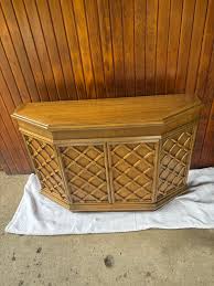 Drexel 1960s MCM Credenza / Hallway Table … Collage Collection | Chairish