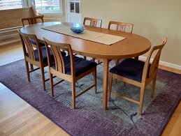 MCM Teak Swedish Dining Room Table and Chairs - Etsy