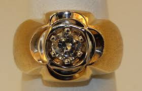 VINTAGE MENS SOLITAIRE DIAMOND RING 14KT YELLOW GOLD 0.55 CT WEIGHT BEAUTIFUL 7 | eBay