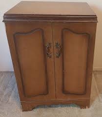Vintage Sewing Machine Cabinet With Tuck-away Chair for Sale in West Hills, CA - OfferUp