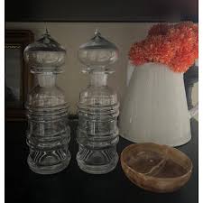 Nanny Still Designed Finnish Decanters for Riihimaen Lasi-Set of 2 | Chairish