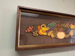 Vintage Framed Turner Wall Accessory - Fruit Vegetable Wall ...