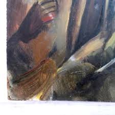 62 SOVIET REVOLUTION Woman- Red Flag RUSSIAN Socialist Realism Painting ARMENIAN | eBay