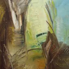 20th Century Modernist Swedish Abstract Oil Painting - Etsy