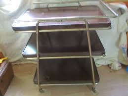 Rolling Meta Cartl Serving Trolley Cart 3 Tiered Removable ...