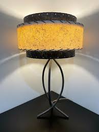 Mid Century Vintage Style 3 Tier Fiberglass Lamp Shade ...