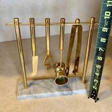 LOT 140 F: Vintage "Taurus" Brass Ice Bucket, MCM Georges ...