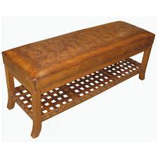 Astoria Grand Navarette Genuine Leather Wood Shelves Storage ...