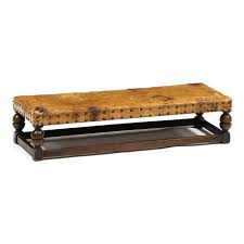 Antique English Oak and Leather Footstool (Lot 2057 - August ...