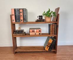 Vintage 1950s Library Bookcase, Floor Standing Book Shelf - Etsy