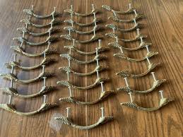 Brass Leaf Vintage Original Antique Drawer Pulls | eBay