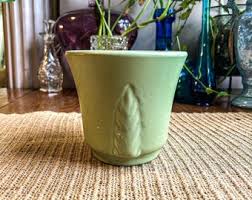 1940's Haeger Pottery Matter Green Planter - Etsy