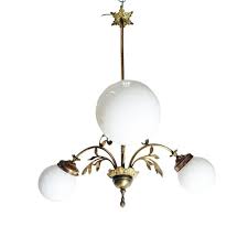 Vintage Art Nouveau Lamp | Chairish