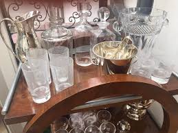 Long Drinks Glass Set of 2 Heavy Cristal Engraved Drink Glasses JG Durand France Vintage Gift for Him Dad Gift Boss Bar Cart Decor - Etsy