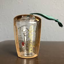 Starbucks Christmas Texas Ornament Mini Clear Tumbler 2fl oz ...
