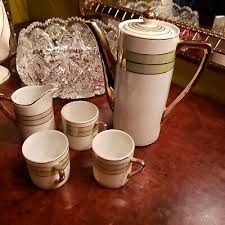 DEMITASSE ESPRESSO COFFEE POT SET 3 CUPS CREAMER | eBay