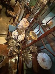 Large Pair 18th C Candlesticks Candleholder Silver-plate Mood light Dining Table For Sale at 1stDibs