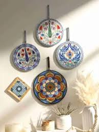 Decorative Hanging Plates: Ceramic Home Decor Wall Art Boho Style Placemats, Aesthetic Room Accents For Living Spaces From Swagger_fashion, $4.35 | DHgate.Com