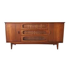 At 1st Sight - New Products - Long Vintage Mid Century Modern Geometric Credenza