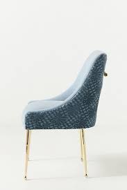 Burnout Velvet Elowen Chair | AnthroHome
