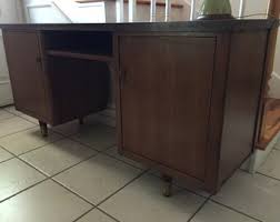 Vintage Mid Century Modern Kneehole Credenza Desk *(shipping ...