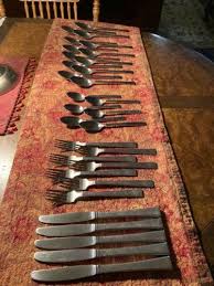 31 Pcs SWENDIA Fine Stainless Steel Flatware Used In Good ...