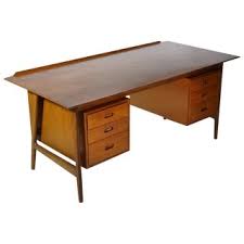 Mid-Century Desk in Teak by Arne Vodder & Anton Borg, 1960 | Chairish