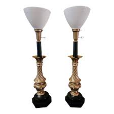 Pair of Mid 20th Century Hollywood Regency Torchiere ...