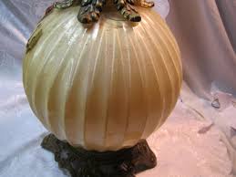 Mid Century Modern Large End Table Lamp 1970's Vintage E F ...