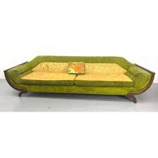 Sold at Auction: ADRIN PEARSALL STYLE GONDOLA SOFA COUCH.