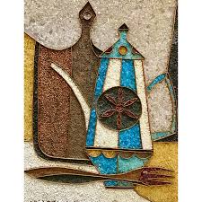 Mid-Century Modern Mosaic Artwork Circa 1960s | Chairish